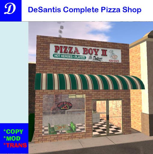 DeSantis Complete Pizza Shop BOXED -= SPECIAL SALE PRICE=-