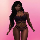 Grixdale - Fallen - Top & Panties  - Purple [box]Maitreya