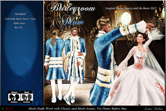 -Lamu Fashion-Bridegroom Adam Beauty and the Beast 2017 DEMO
