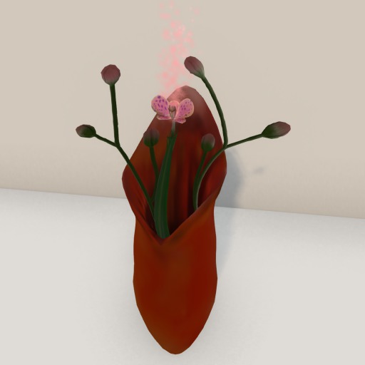 {Papillon} An Alien Orchid (Red)