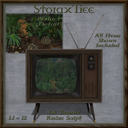 Portland Retro TV Terrarium A2