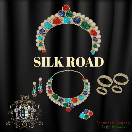 Second Life Marketplace JCDSilk Road Ladies Jewelry Set