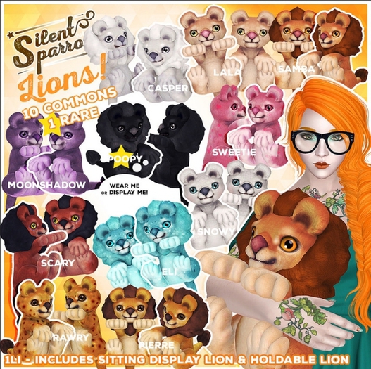 ~silentsparrow~ Lions! - Spoopy RARE