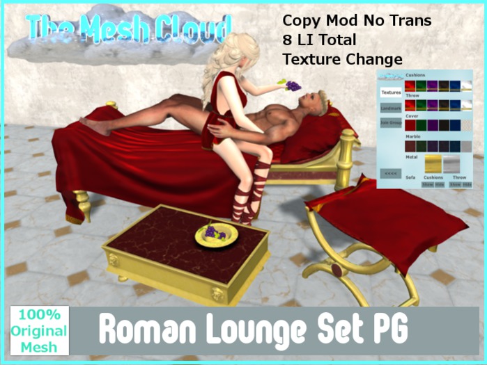 [TMC] Roman Lounge Set Texture Change PG