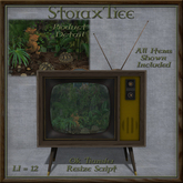 Portland Retro TV Terrarium A7