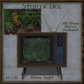 Portland Retro TV Terrarium A11