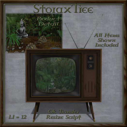 Portland Retro TV Terrarium B2