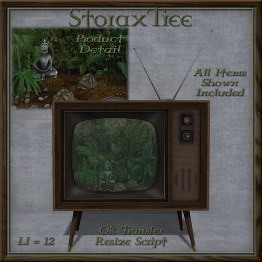 Portland Retro TV Terrarium B3