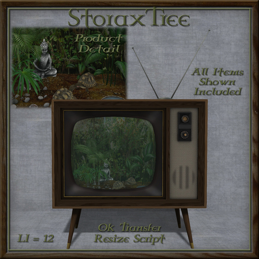 Portland Retro TV Terrarium B4