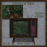 Portland Retro TV Terrarium B6