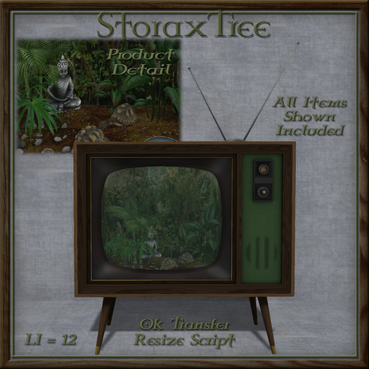 Portland Retro TV Terrarium B9