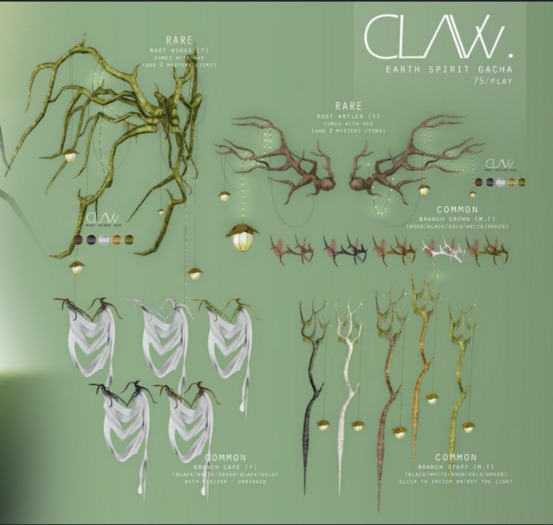 C L A Vv. Branch Cape Wood Gold
