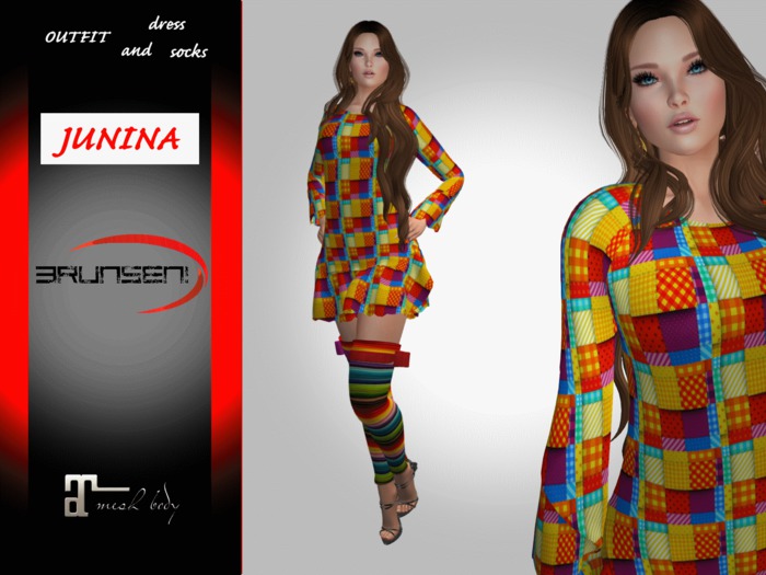 Brunsen! June Junina Dress Maitreya Socks