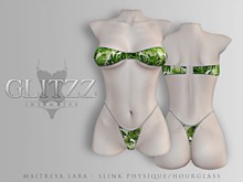 [Glitzz] Tropical Bikini - Leaves