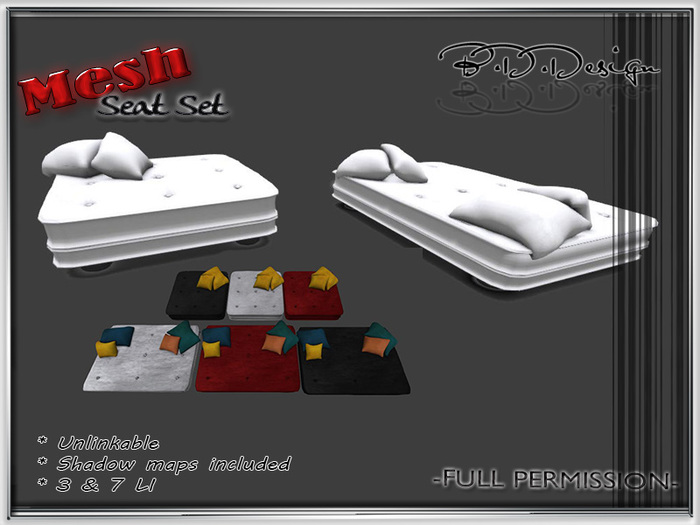 .::B.D.D::. FullPerm Mesh-Seat Set
