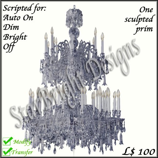 One Prim Chandelier Scripted 100