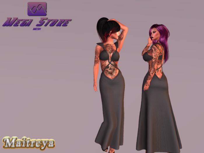 EMILIA DRESS MAITREYA - Grey