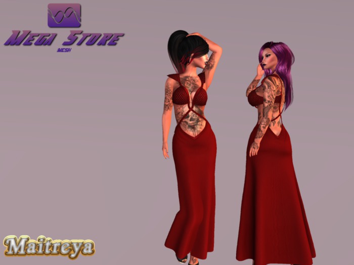 EMILIA DRESS MAITREYA - Red