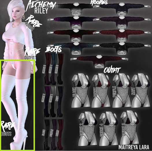 Foxes - Riley - Lara - Boots  - White RARE