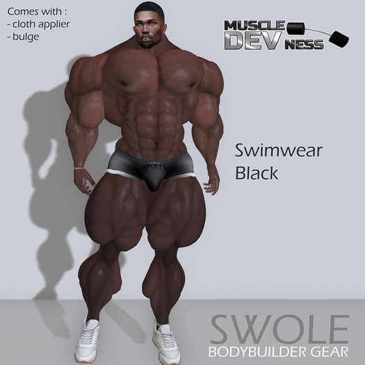 SWOLE - Swimwear black