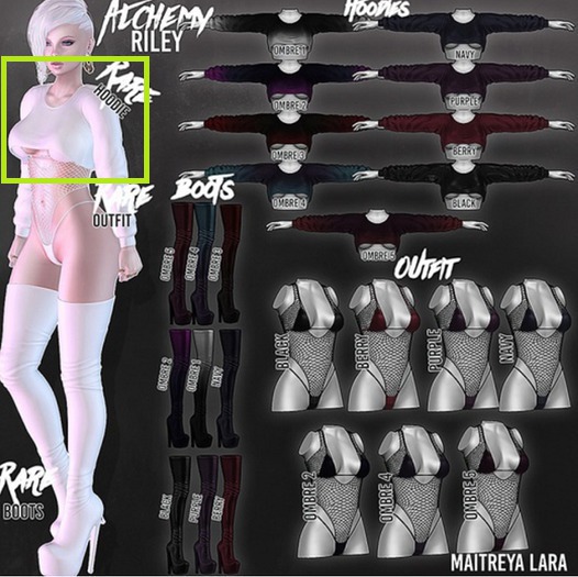 Foxes - Riley - Lara - Hoodie - White RARE