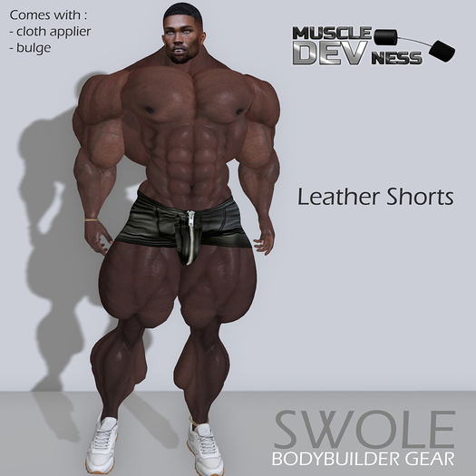 SWOLE - Leather shorts