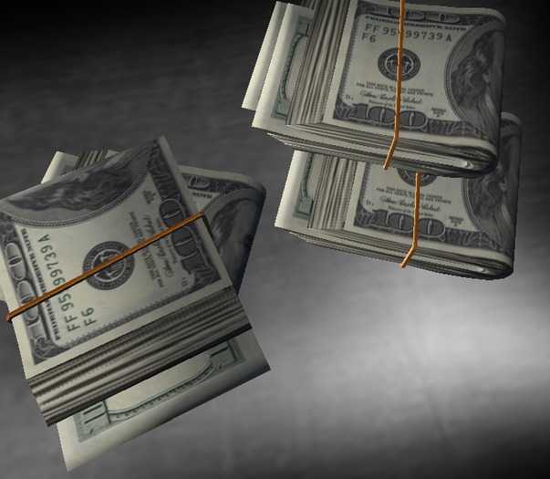 Second Life Marketplace - [dj] !Cash Money Dollar Bills Bundle Cash Notes