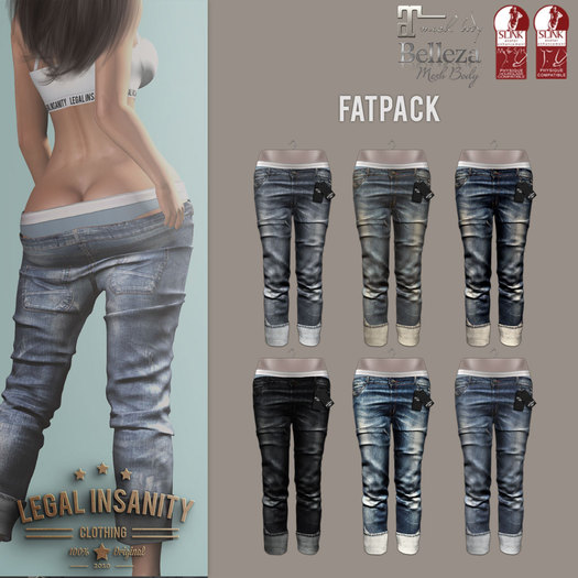 Legal Insanity - Rai jeans FATPACK