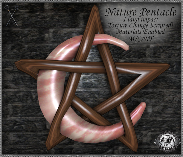 ~*S.E.*~ Nature Pentacle Decorative