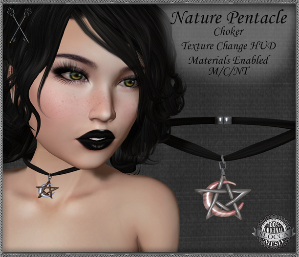 ~*S.E.*~ Nature Pentacle Choker