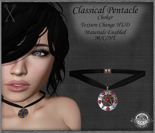 ~*S.E.*~ Classic Pentacle Choker