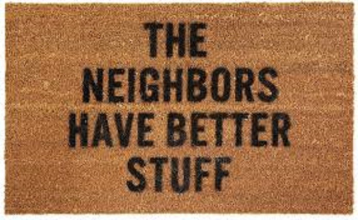 Door mat Neighbors