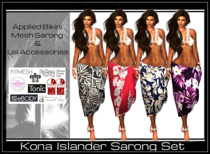 Kona Ladies Islander Sarong Set #1