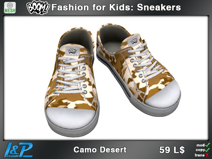 BOOM! Sneakers Camo Desert