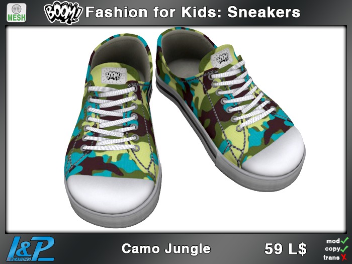BOOM! Sneakers Camo Jungle