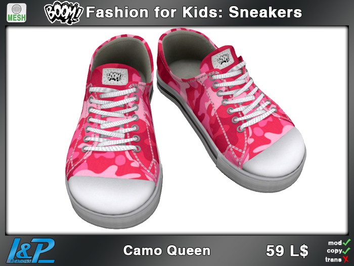 BOOM! Sneakers Camo Queen