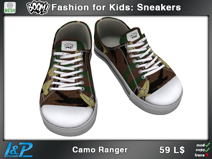 BOOM! Sneakers Camo Ranger