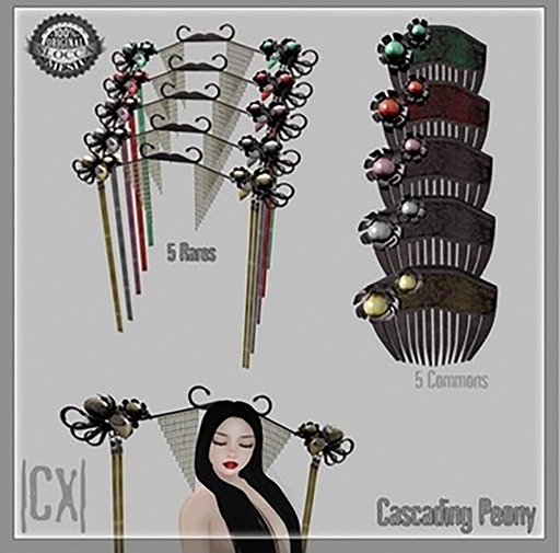 [CX] Peony Comb (Jade) Common