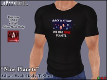 .dudel. Adam Mesh Body T-Shirt - 9 Planets