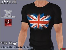 .dudel. Adam Mesh Body T-Shirt - UK Union Jack Flag