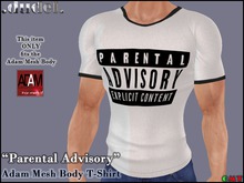 .dudel. Adam Mesh Body T-Shirt - Parental Advisory