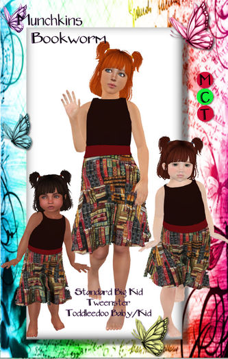 {M} - Retro Dress - Bookworm [boxed]