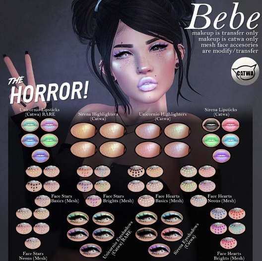 The Horror!~ Bebe - Face Stars (Basics)