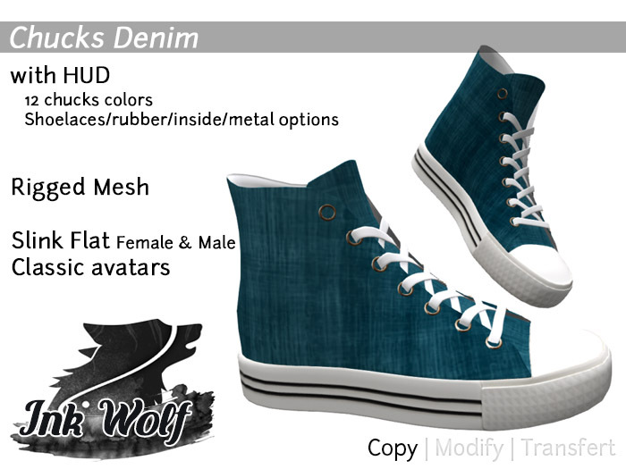 ::Ink Wolf:: Chucks Denim
