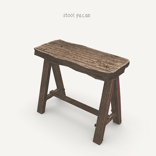 Mori. stool pecan