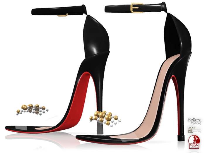 Garbaggio // Beaded Sandals - Black
