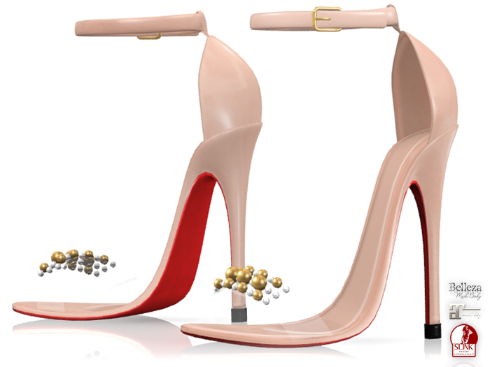 Garbaggio // Beaded Sandals - Nude