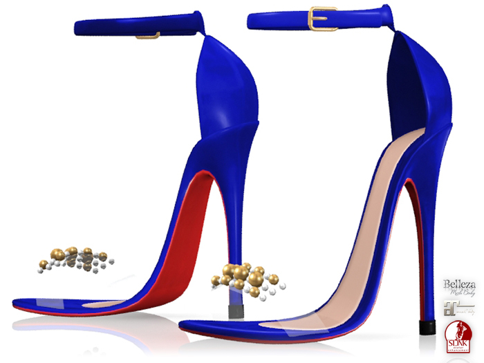 Garbaggio // Beaded Sandals - Blue