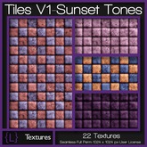 {L} Tiles V1-Sunset Tones