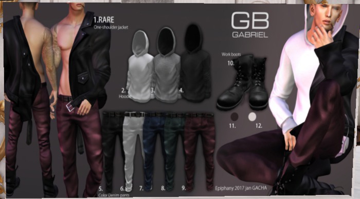 ::GB:: Color denib pants (TMP)  Blue